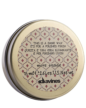 Davines More inside Shine Wax - Воск блеск для глянцевого финиша 75 мл - hairs-russia.ru